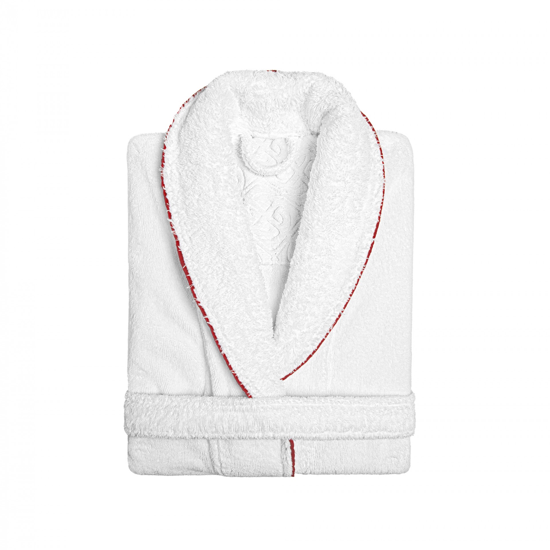 Bad och Morgonrock Portobello Vit::Cherry