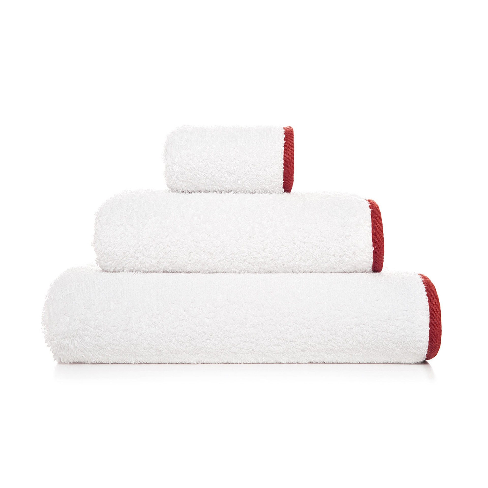 Handdukar Portobello Vit:Cherry