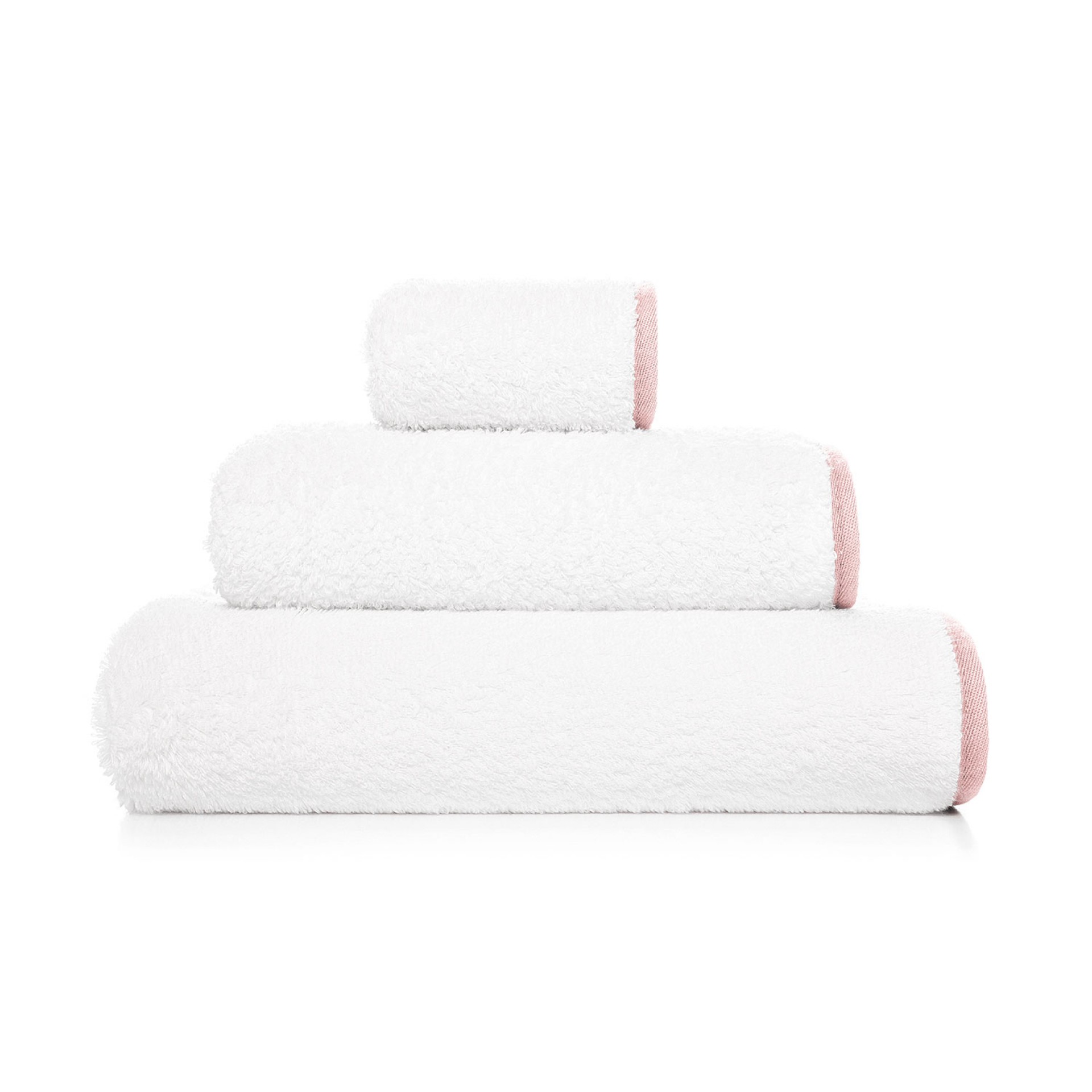Handdukar Portobello Vit:Pink Pearl
