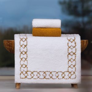 Badrumsmatta Sophia Vit:Guld Miljö